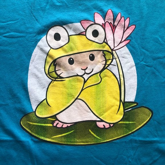 2/$25 - Mouse in a Frog Towel on Lily Pad T-Shirt - Picture 2 of 3